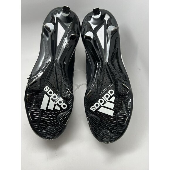 Adidas Men's Size 12.5 Icon Bounce Low Metal Baseball Cleats Black CG5241 NEW - Picture 2 of 5